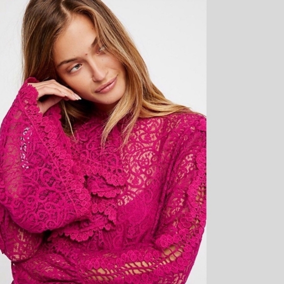 Free People Dreams of You Mini Dress S - Picture 7 of 14